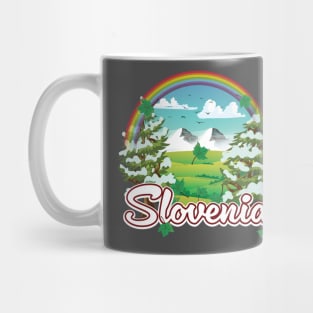 Slovenia Alps travel logo Mug